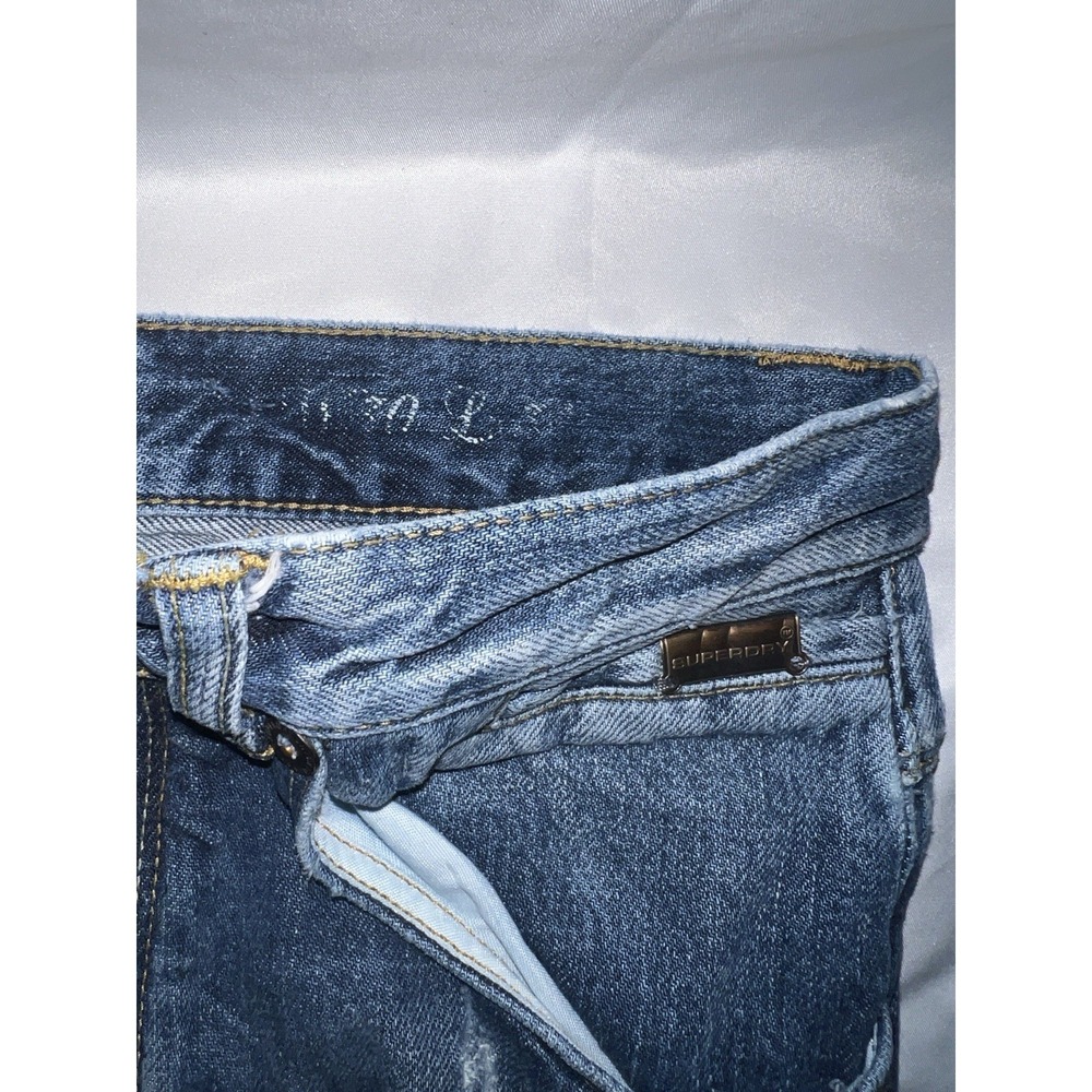 VERY RARE SUPER DRY VINTAGE DENIM JEANS JAPAN STYLE Y2K 90s Men's 30x34 - Picture 4 of 8